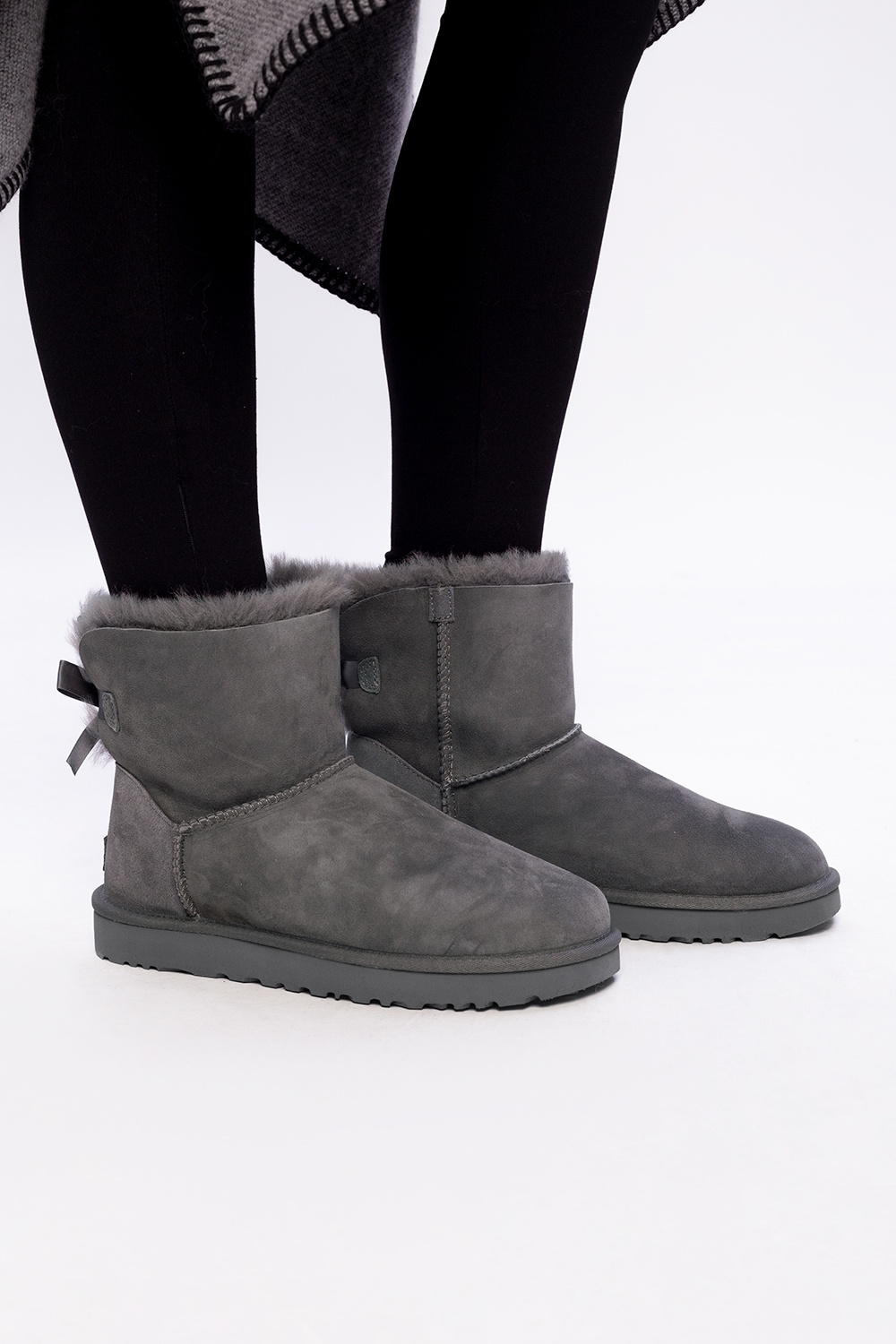 Ugg bailey outlet bow mini grey